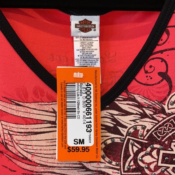 NWT Harley Davidson Infinity Lady’s 1/2” Mesh Sleeve Size S - Picture 10 of 10